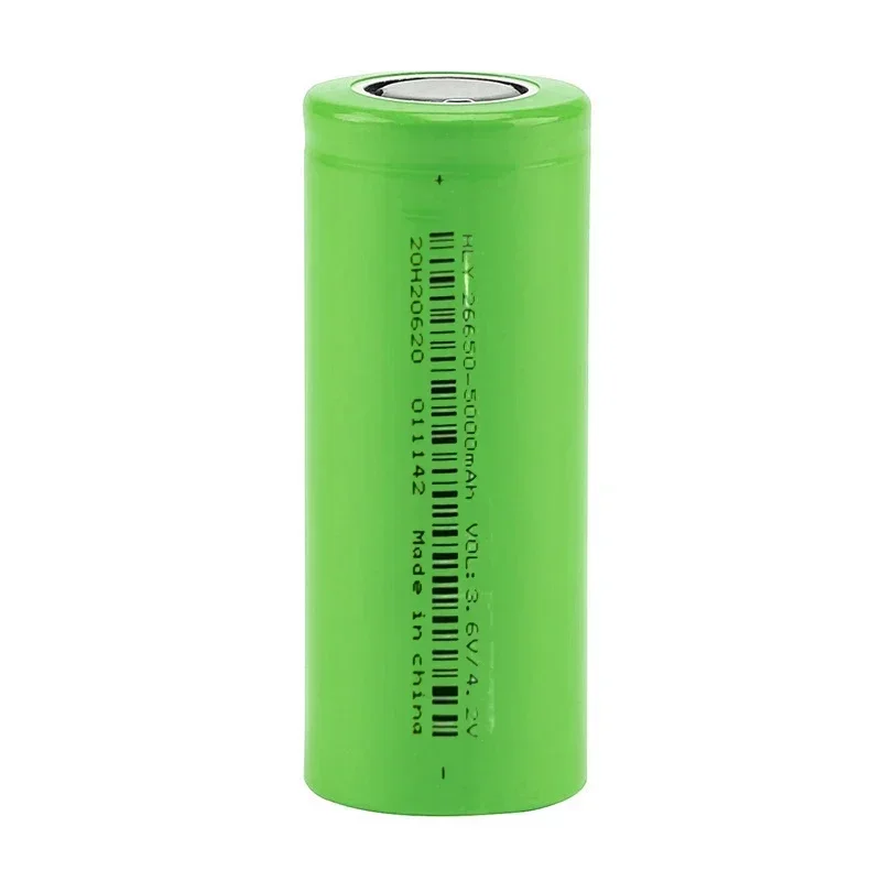 26650battery High Capacity 26650 5000mah 3.7V Li-ion for Flashlight Power batteries 26650 lithium rechargeable battery