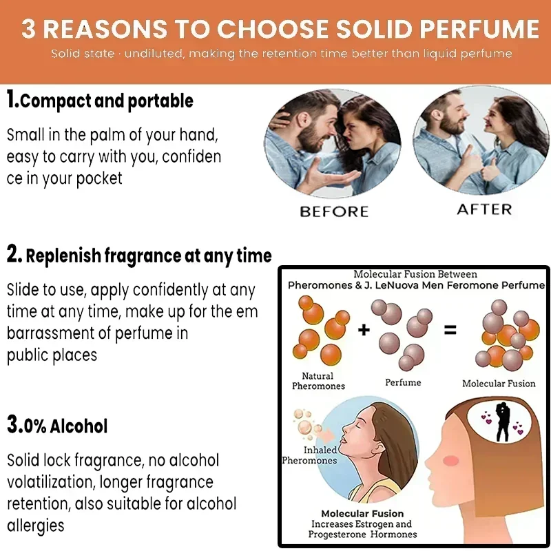 Pheromone Perfume for Sexual Flirting Essential Oil Long Lasting Fragrance for Men and Women