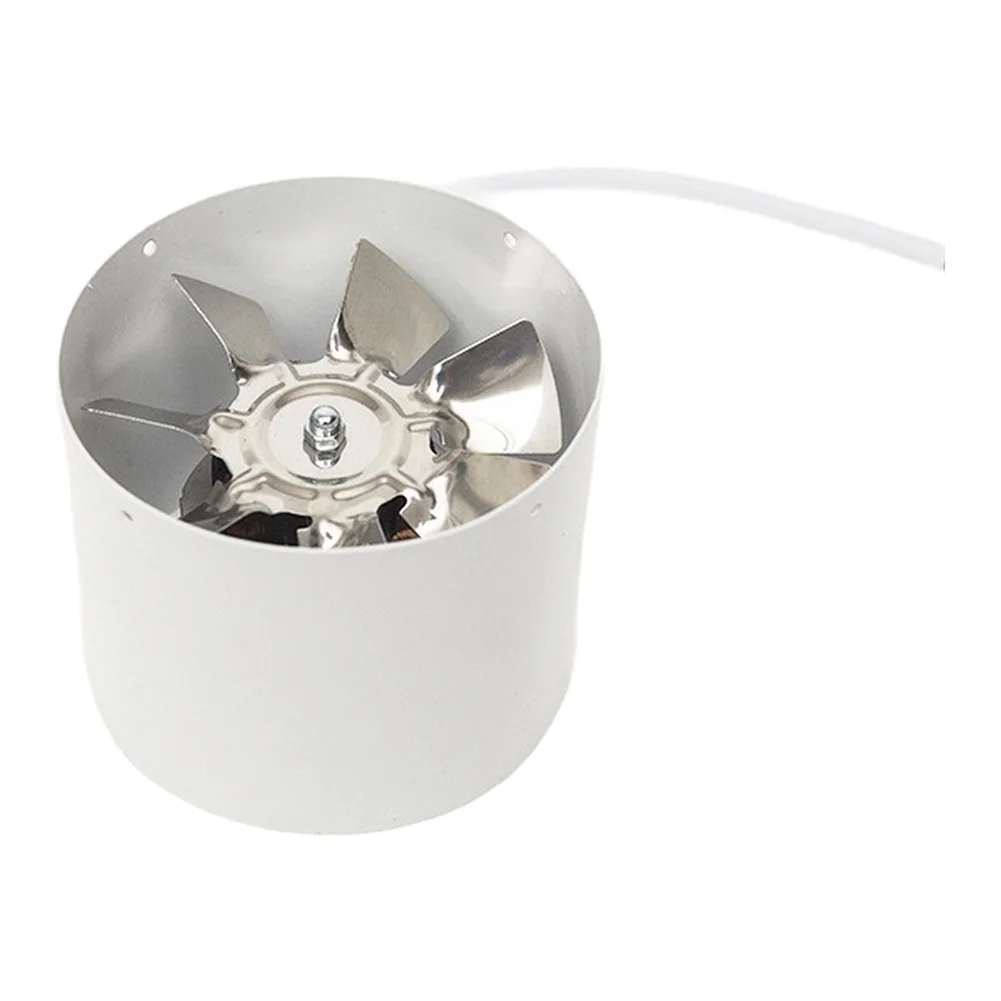 Round Exhaust Fan 4 Inch with Precision Engineered Turbine Head Delivering Strong Airflow and Quiet Performance