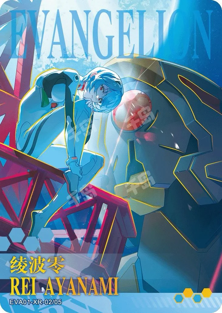 KAYOU Genesi Evangelion Card Series 1 Asuka Langley Soryu Ayanami Rei Ikari Shinji EVA Mech XR CR ZR FR UR AR Anime Original Box
