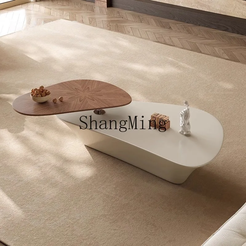 

ZYY household special-shaped rotatable high-end large apartment living room household villa premium coffee table