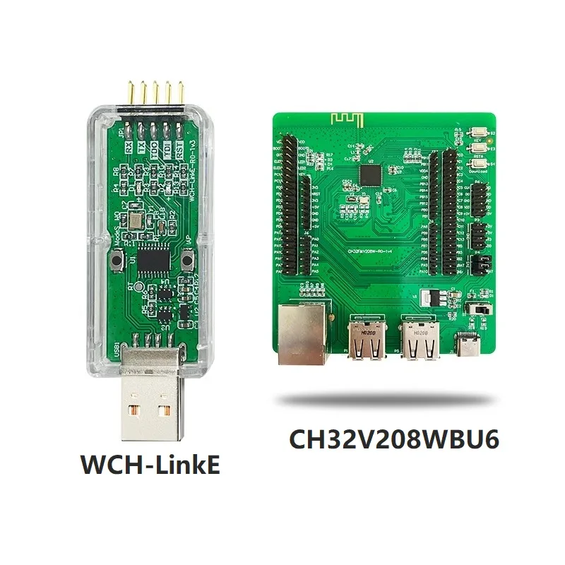 

CH32V208WBU6 Development Board 32-bit RISC-V Wireless MCU 2Mbps low-power Bluetooth BLE communication Test Evaluation Board kit