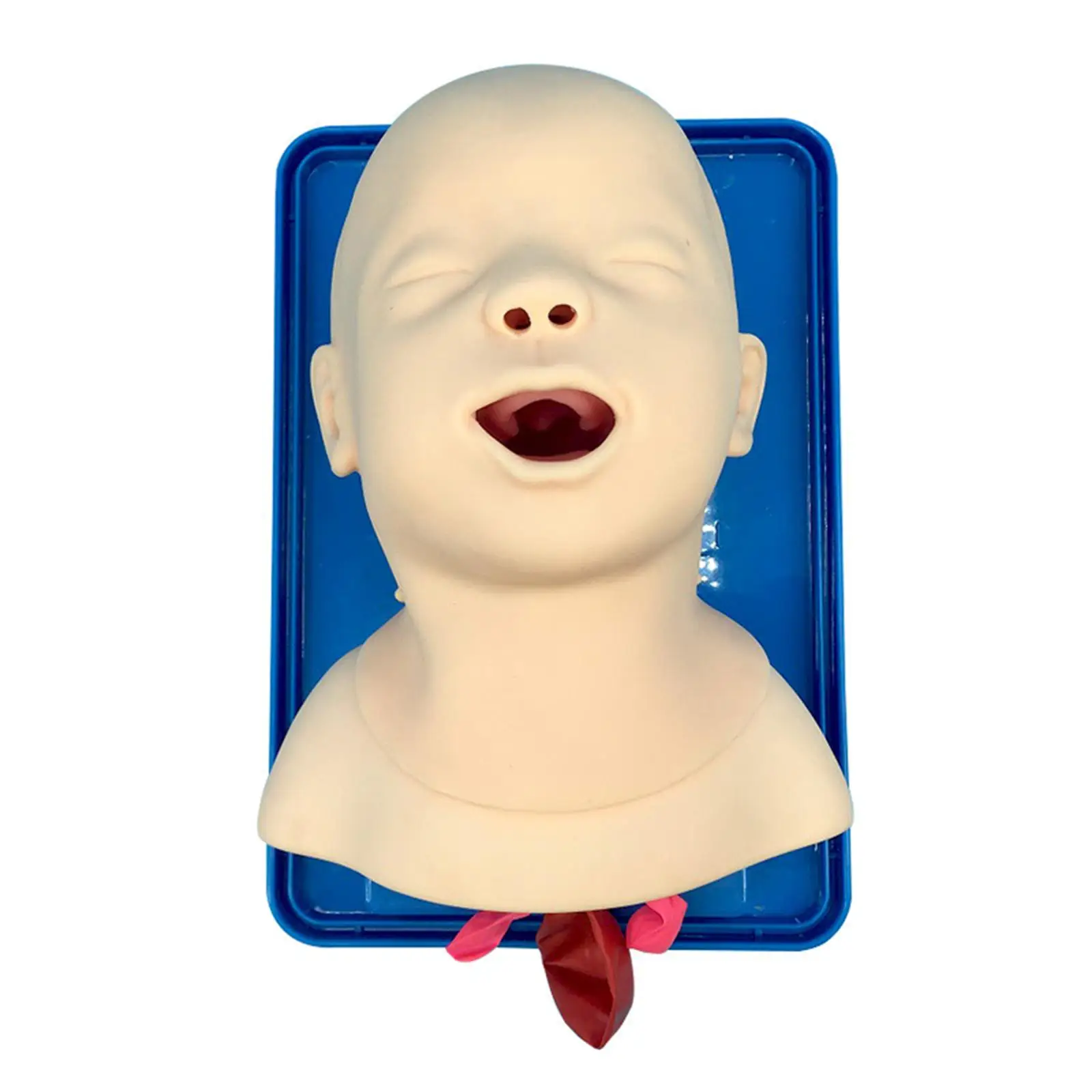 

Pediatric Intubation Manikin with Base Durable Infant Intubation Trainer for Lab Study Practice Nursery Students Nurses