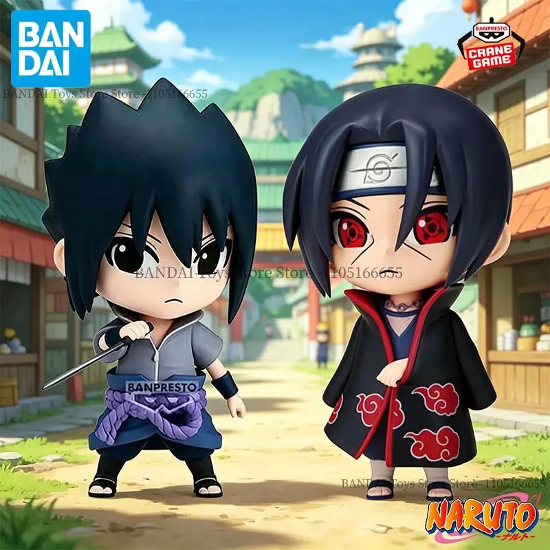 

Bandai Original Banpresto REPOPRIZE Naruto Shippuden Uchiha Sasuke Uchiha Itachi 2pcs Set Action Figures Anime Figuras Toys Doll