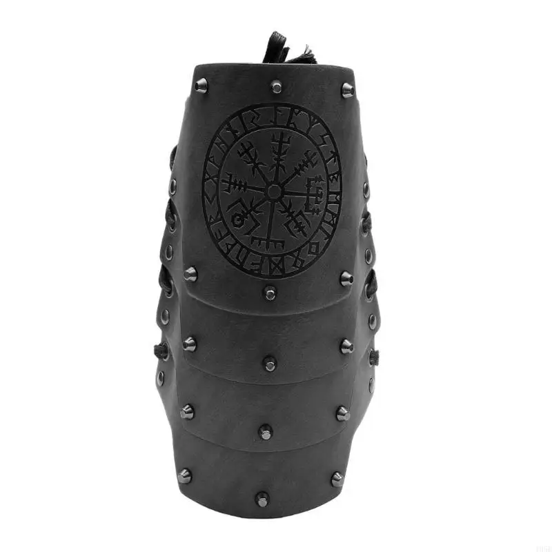 195E Heren Bracer Polsband voor fotoshoots en podiumtotems LARP Bracer