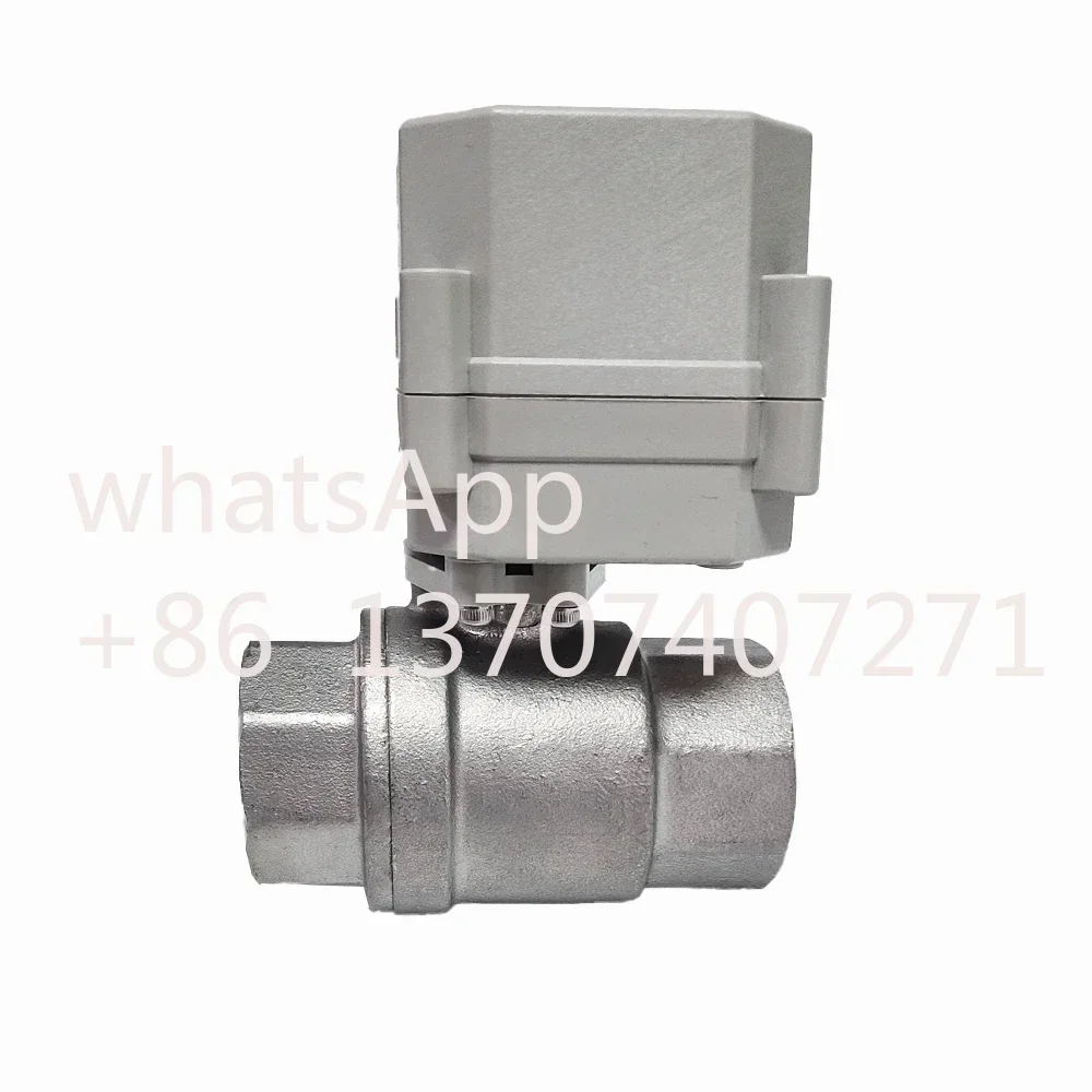 1'' Proprtional Valve V type ball 2 Way SS304 DN25   DC9V to 24V Flow Control Valve for fluid modulating