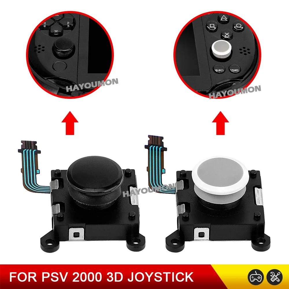 For PSV PSVita 2000 3D Left Right Analog Joystick Joy Stick Control Pad Stick Button For Psv2000 Console Video Games Accessory