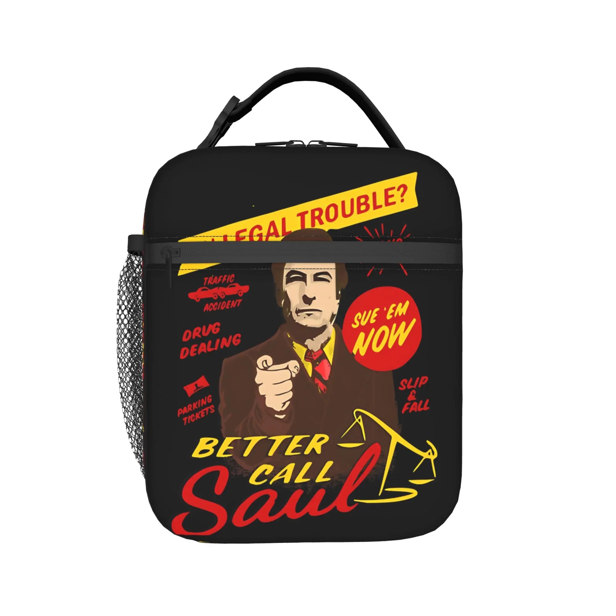Better Call Saul Now Breaking Bad Lunch Bag Travel Lunch Box For Men Casual Print Thermal Lunch Bags Oxford Insulated Cooler Bag