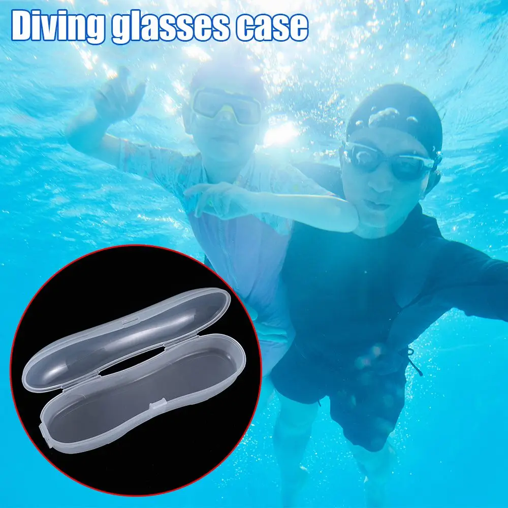 Waterproof Packing Box Plastic Transparent Anti Fog Glasses Box Goggle Case Swimmming