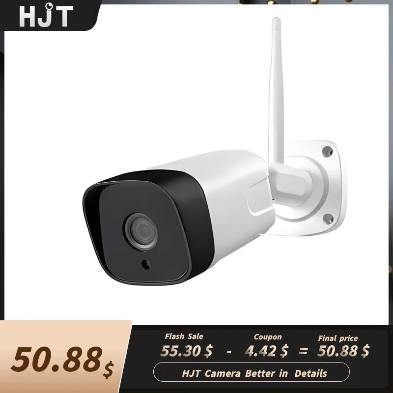HJT 8MP 4K IP камера WIFI/4G камера 5MP 940nm IR Cut 3.6MM Human Motion Detection Two-way Audio Security