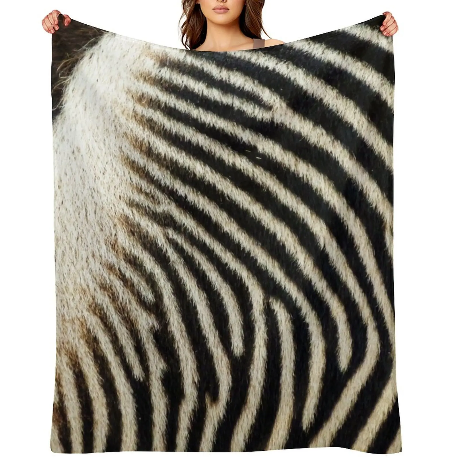 

Zebra Caboose Throw Blanket Sofa Quilt Multi-Purpose Nap wednesday Blankets