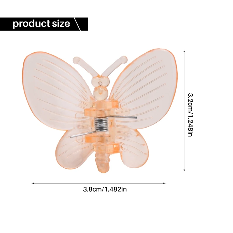 A14F-Orchid Clips 30Pcs Butterfly Plant Clips Orchid Support Clips Vine Clips Plant Clips For Support Flower Orchid Vine