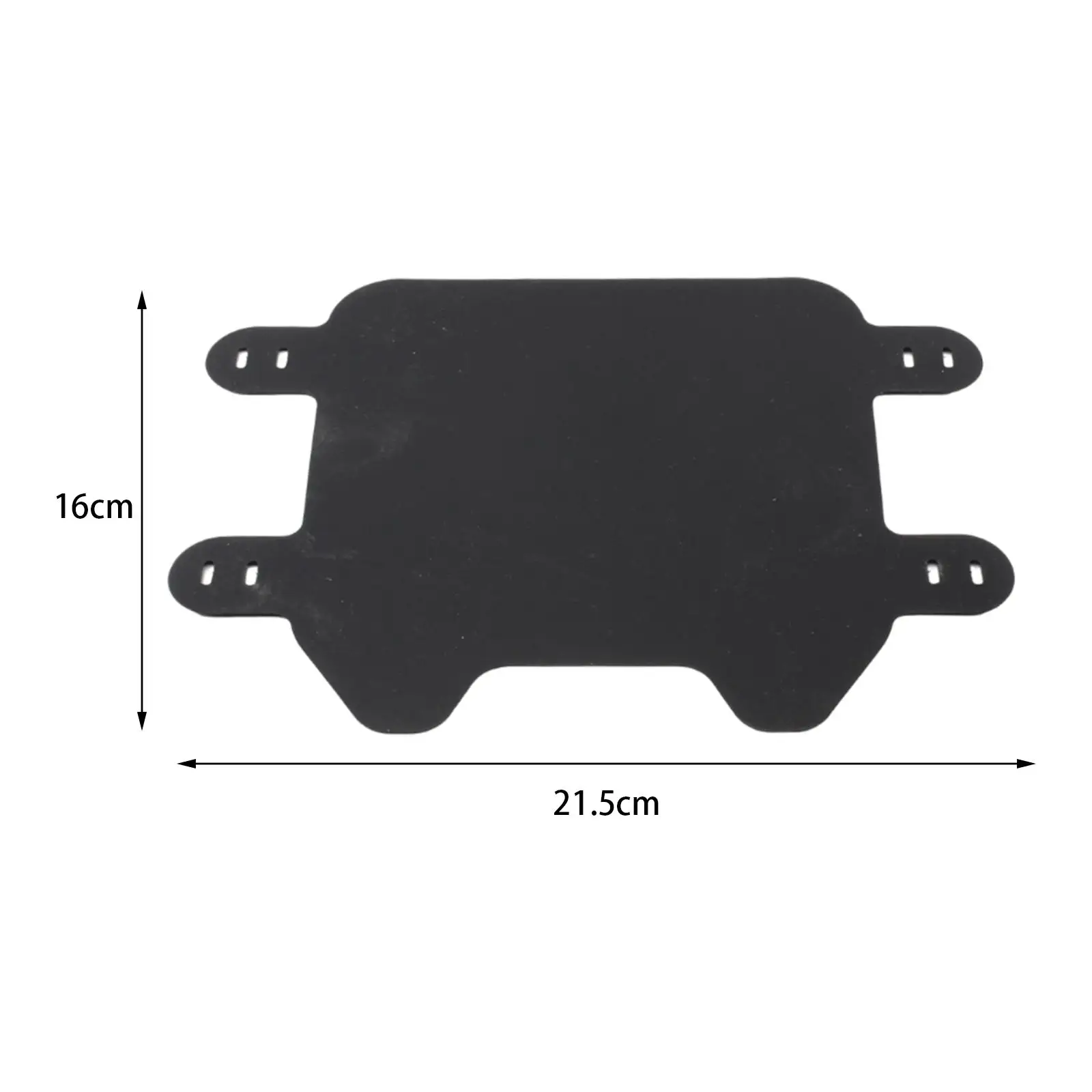 Motorcycle Front Number Board with 4 Straps ABS Name License Plate for Surron Light Bee Accessory Replacement Spare Parts