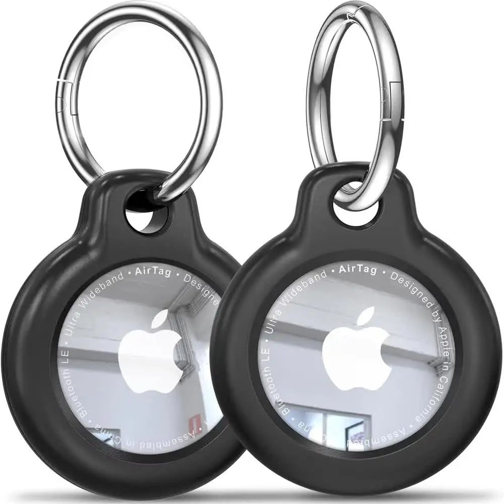 Case For Apple Air Tag Holder With Keychain Hard PC Anti-Drop Airtags Key Chain Hard PC AntiDrop Airtags Key Chain Air Tag Case