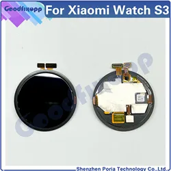 For Xiaomi Watch S3 LCD Display Touch Screen Digitizer Assembly Repair Parts Replacement