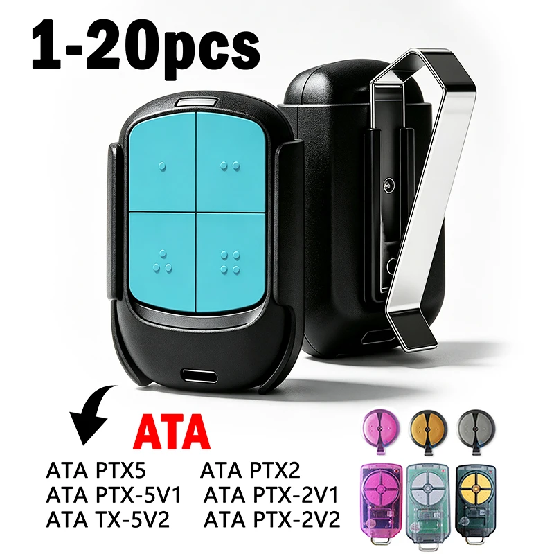 ata-ptx5-ptx-5-ptx2-ptx-2-ptx-5v1-5v2-2v1-2v2-triocode-ガレージドアリモコン-43392mhz-ローリングコードハンド送信機