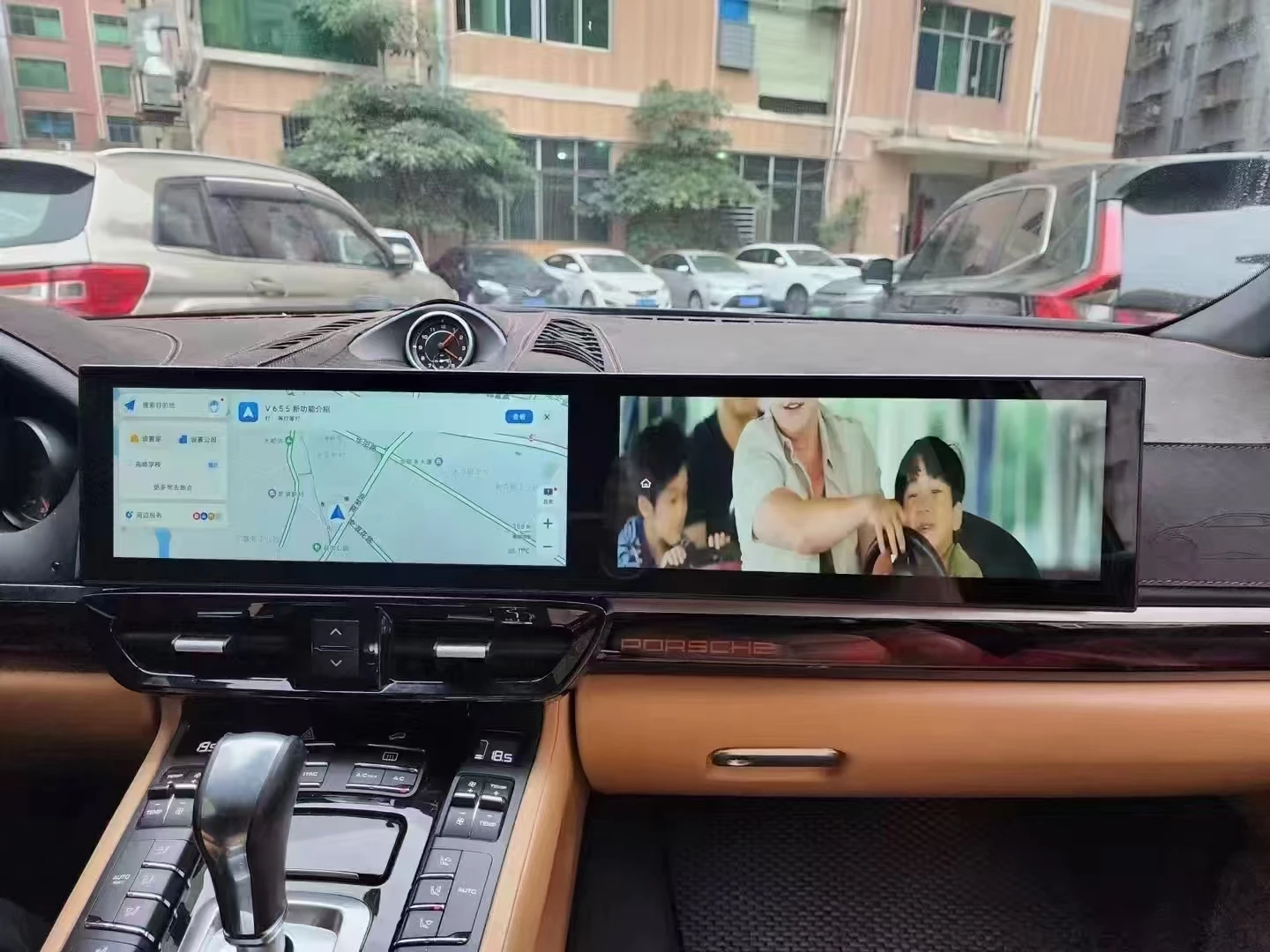 Auto-Multimedia-Video-Player mit zwei 12,3 Bildschirmen für Porsche Cayenne 2010–2015, Android 13, Auto-Radio, GPS-Navigation, Carplay