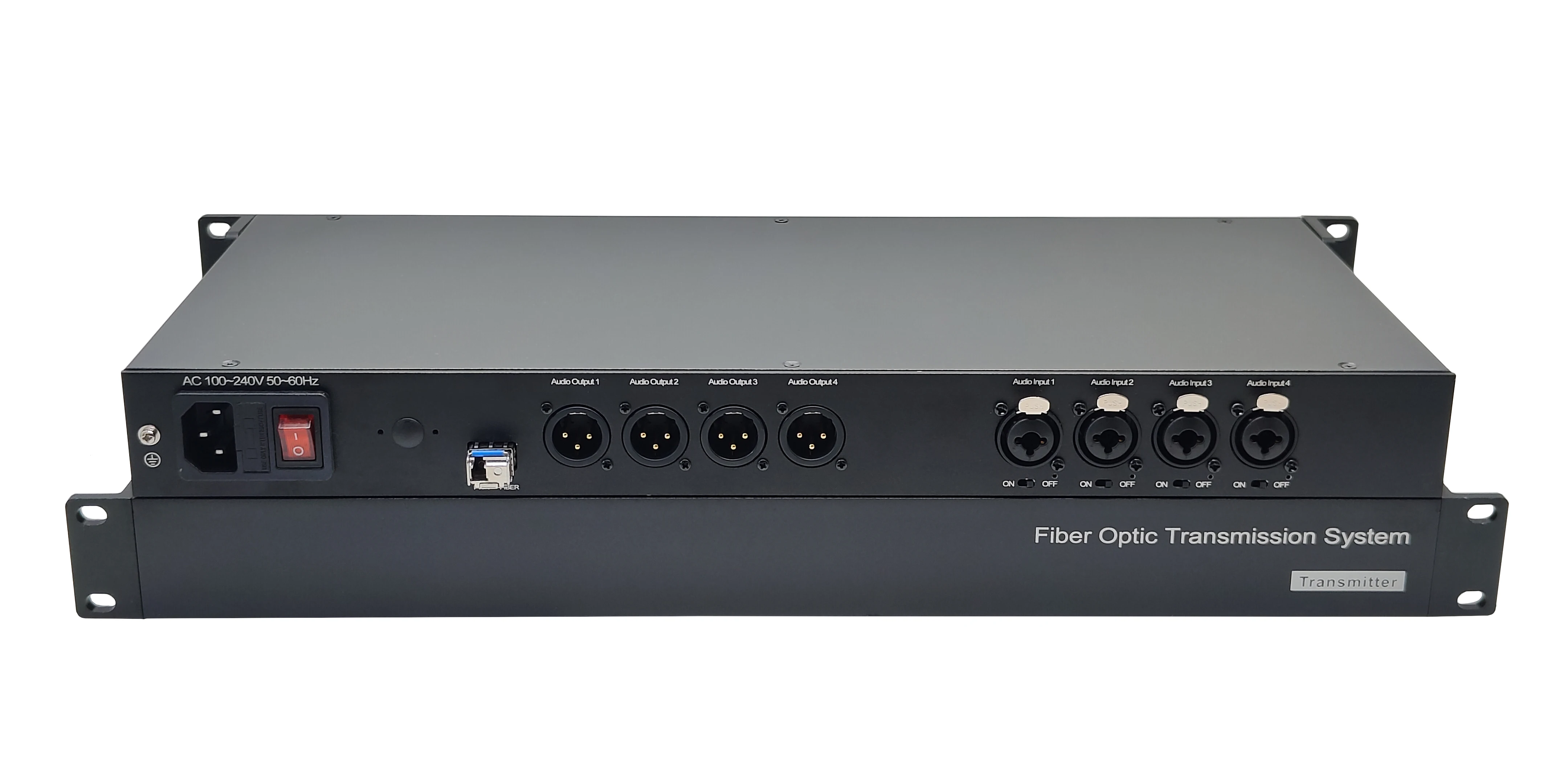 

Phantom power supply High Quality 4 Channel BIDI XLR Balanced Interface Audio Over Optic Fiber Converter