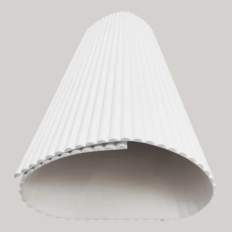 New interior decoration flexible white primer with groove MDF wall panel factory direct sales hot wall covering