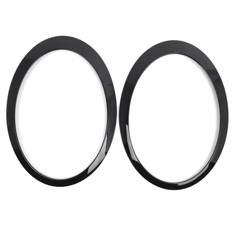 

1 Pair Headlight Trim Ring Glossy Black for Mini Cooper R50 R52 R53 2001-2006 63126917835 63126917836