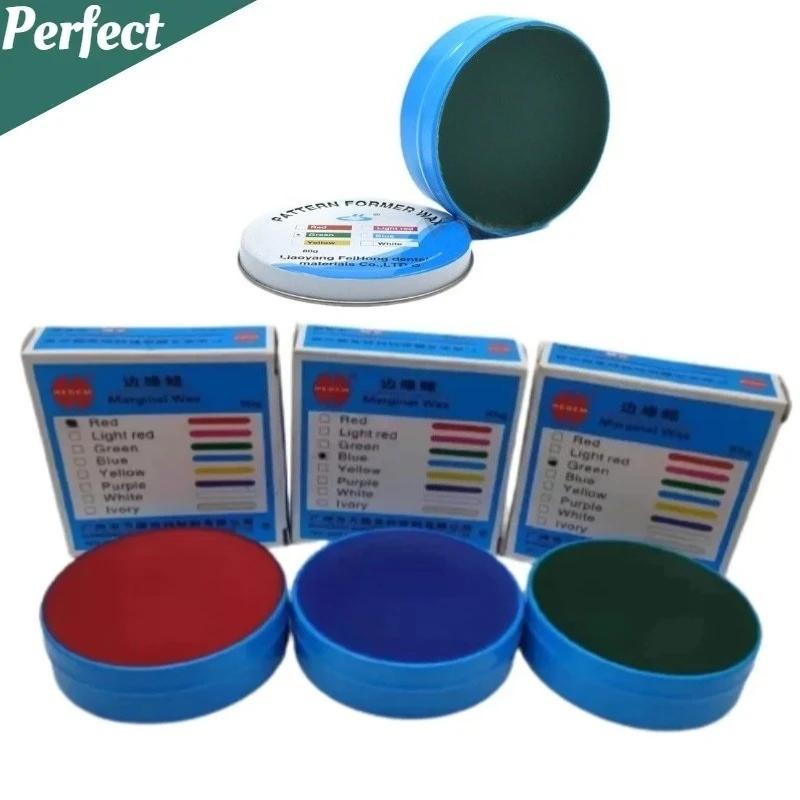 Dental Pattern Former Wax Inner Crown Wax Custom Pattern Dentistry Technicians Lab Cervical Edge Casting Wax  Denture Edge