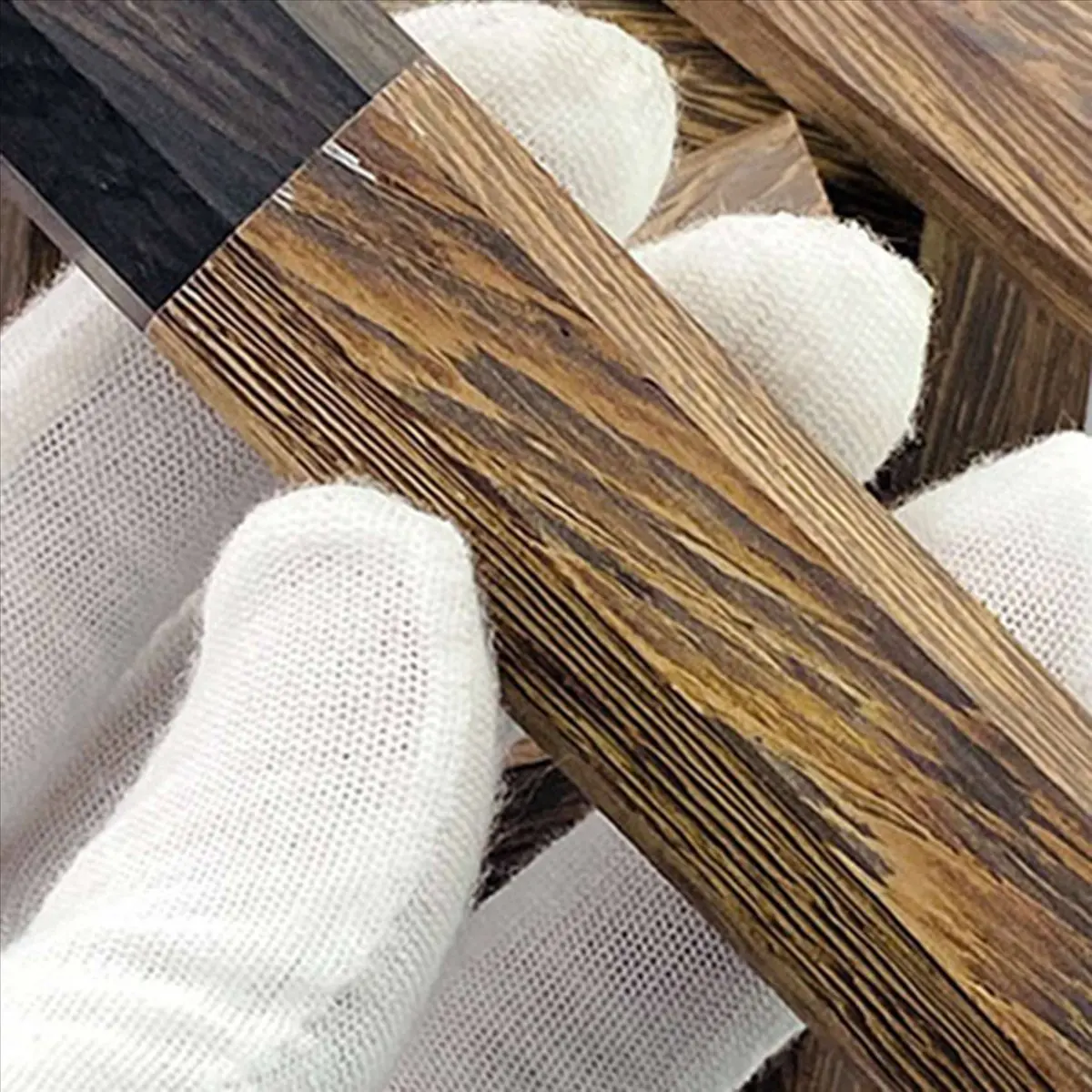 

【RU30】4X японские кухонные ножи, сменный нож шеф-повара, восьмиугольная деревянная ручка