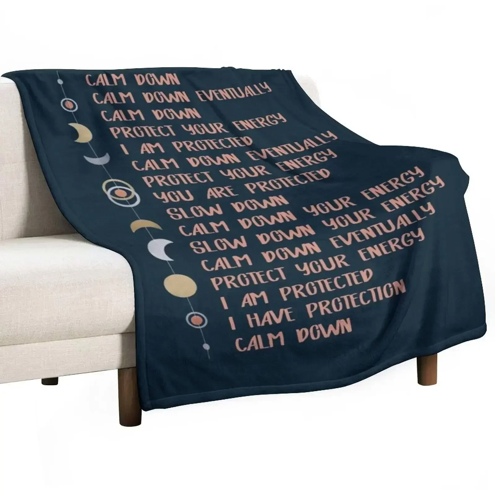 TRIGGER PROTECTION MANTRA Throw Blanket Decorative Sofas For Baby Quilt christmas gifts Polar Multi-Purpose Blankets