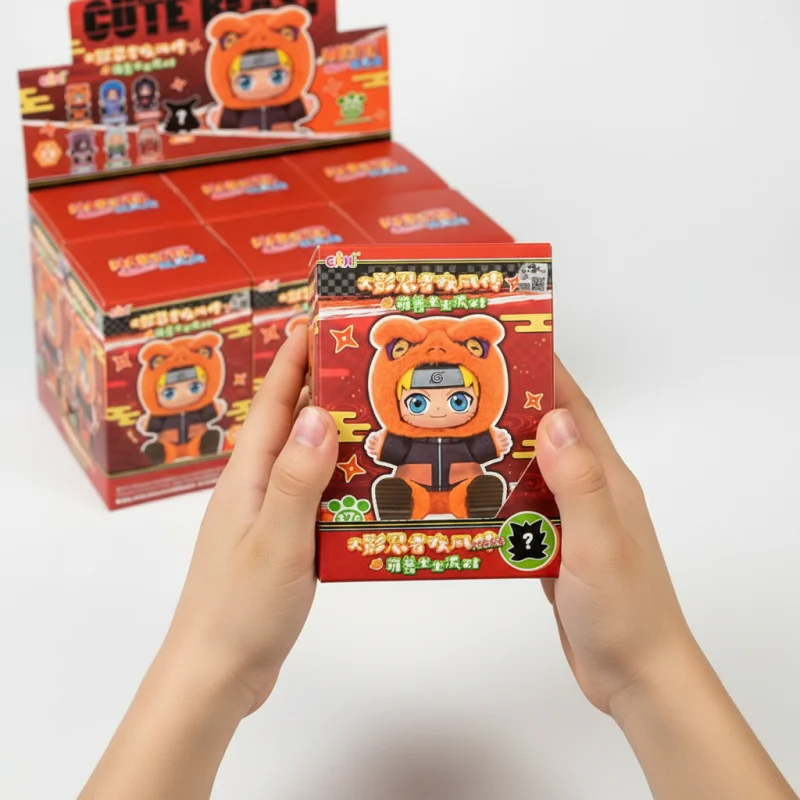 

EAKI Naruto Original Blind Box Series 2 Naruto Figure Vinyl Doll Mystery Box Backpack Decoration Pendant Model Toy For Kids Gift