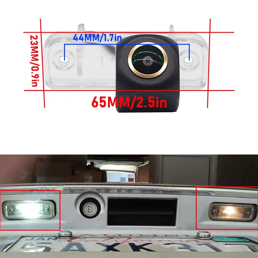 For Mercedes Benz C Class W203 5D Wagon E Class W211 2001~2008 AHD 1080P FishEye Vehicle Rear View Backup Camera HD Night Vision