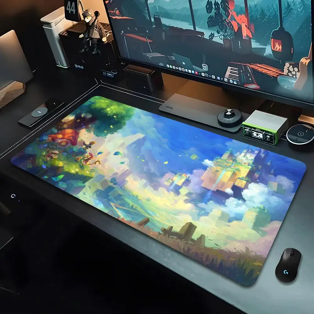 Anime Maplestory Mouse Pad Printing Large Accessories Office Computer Keyboard Mouse pad XXL PC Gamer GreekMyth Desk Mat 90x40cm