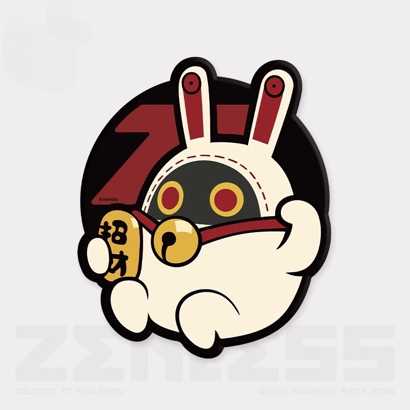 

Zenless Zone Zero Bangboo Themed Custom-shaped Gaming Mouse Pad Non-Slip Ergonomic Design for PC Laptop Office Gamer Accessories