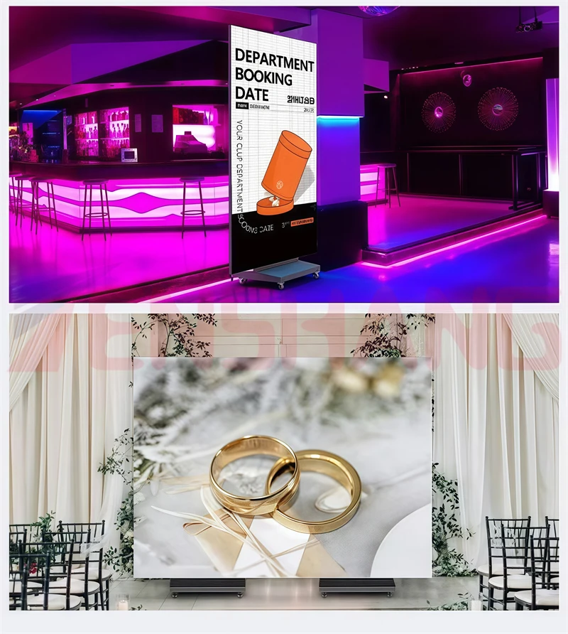 شاشة ثلاثية قابلة للطي داخلية GOB P2.5 ملصق شاشة LED 1280*1920 مللي متر #6