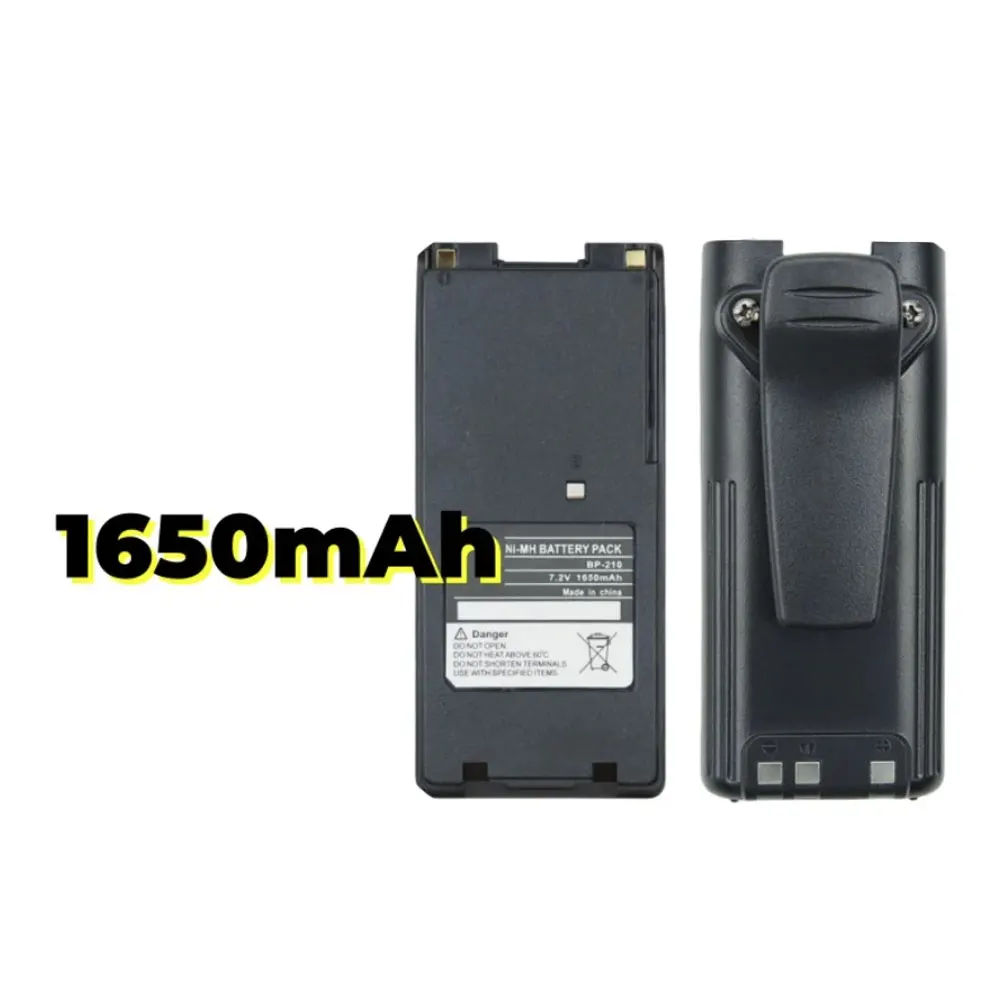 4 Uds 1650mah walkie talkie Ni-mh batería para iCom IC-209 IC-V8 IC-V82 IC-F21 IC-35FI BP210 radios