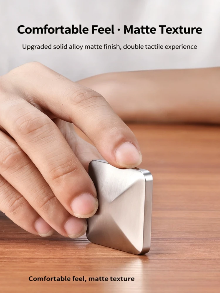 Flipo Flip Zinc Alloy Kinetic Skill Desktop Fidget Spinner Anti Stress Pocket Toy for Adults Office Decompression Gift
