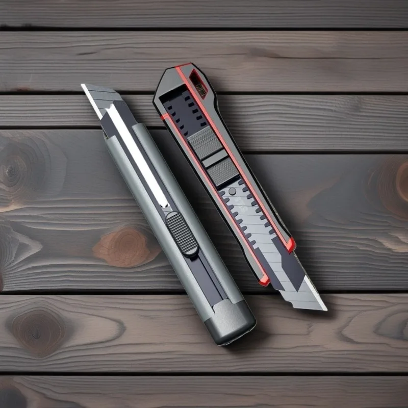 Nanwei Wallpaper Cutting Knife Heavy-Duty Retractable Compact Box Knife For Large-Size Wallpaper Express Package Opening