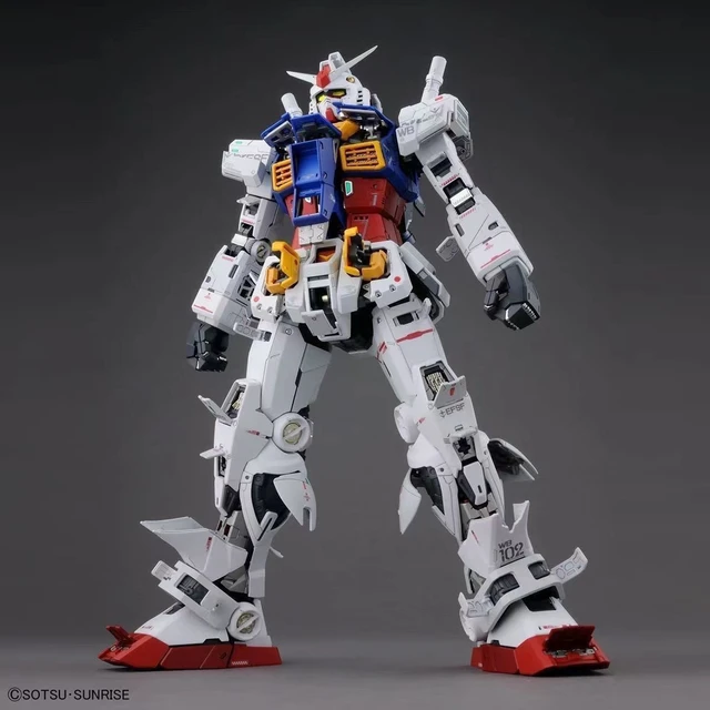 Bandai Gunpla Pg Unleashed 1/60 Gundam Rx-78-2 Pgu 2.0 Assembly Model 40Th  Anniversary Collectible Robot Kits Models Toy Gift