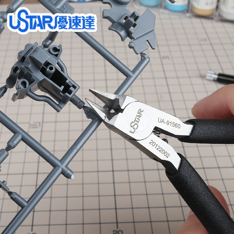 Ustar UA-91560 Model Nipper Cutter Ultra Thin Plier Double Edge DIY Art Hobby Stationery Craft Military Model Kit Making Tools