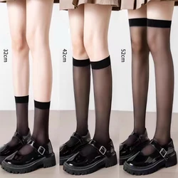 Sexy Nylon Stockings Cute JK Lolita Black White Long Socks Over Knee Thigh High Socks Women Compression Stocking Sock