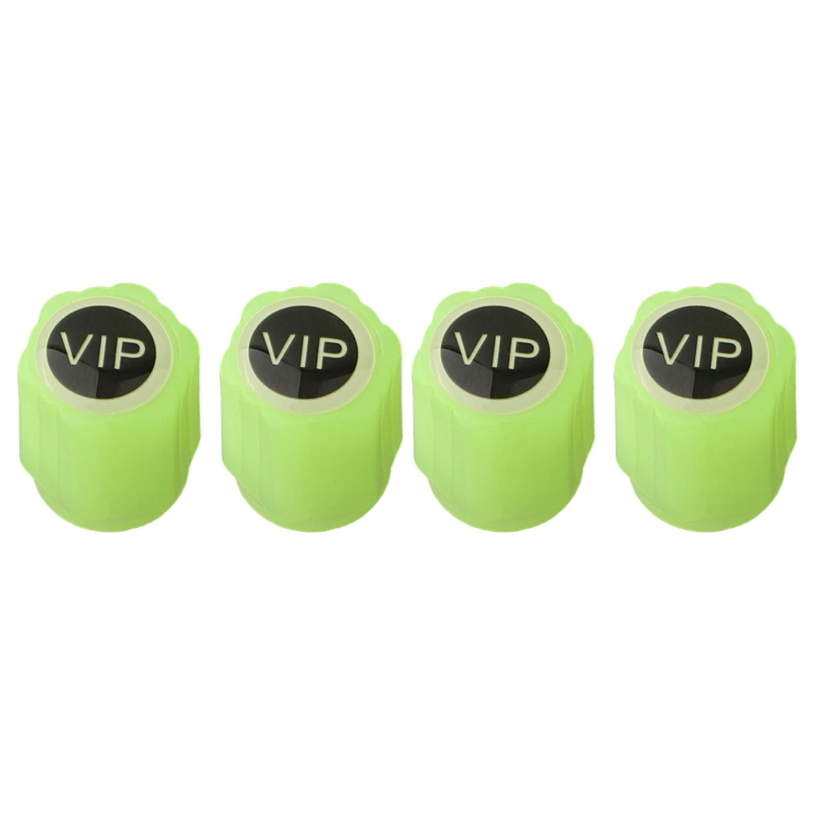 Parts Tire Valve Cap 4 Pcs Dust-proof Fittings For Off-road Vehicle Glow In The Dark Luminous Tire Valve Cover