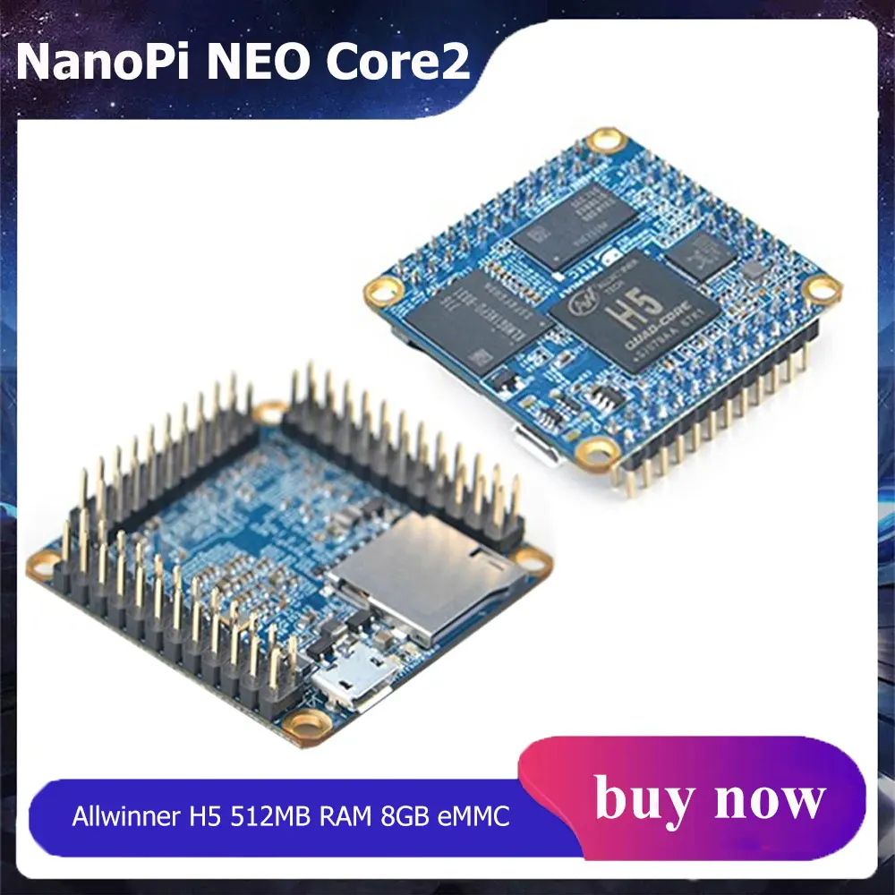 NanoPi NEO Core2 Allwinner Core H5 Quad-Core A53 Core Board Compatible Ubuntu System