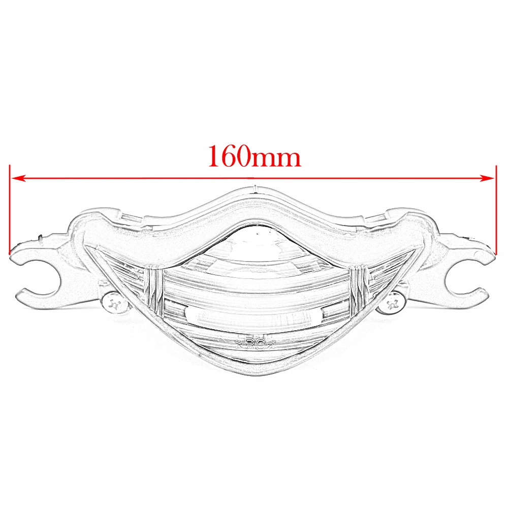 Lampu depan sepeda motor Bening, lampu depan kepala atas lampu LARI UNTUK Suzuki Gsxr1000 Gsxr 1000 K7 2007 2008 lampu kabut