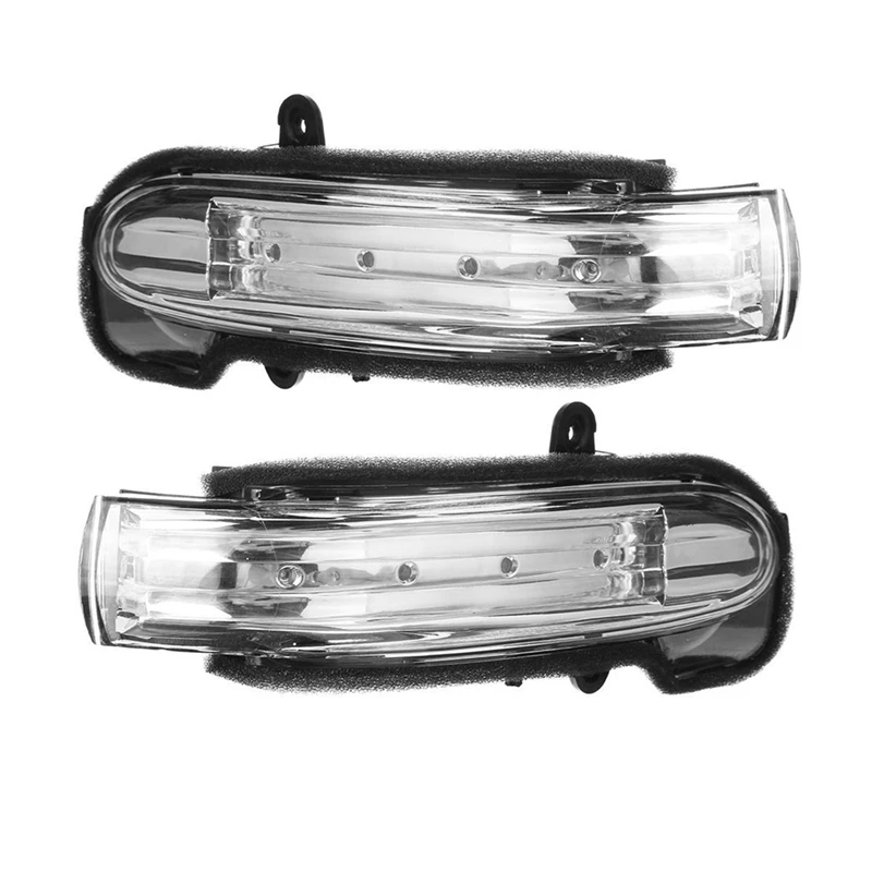 Left+Right Reversing Turn Signal Rearview Mirror Side Light for Mercedes-Benz 03-07 C W203 A2038201521 A2038201621