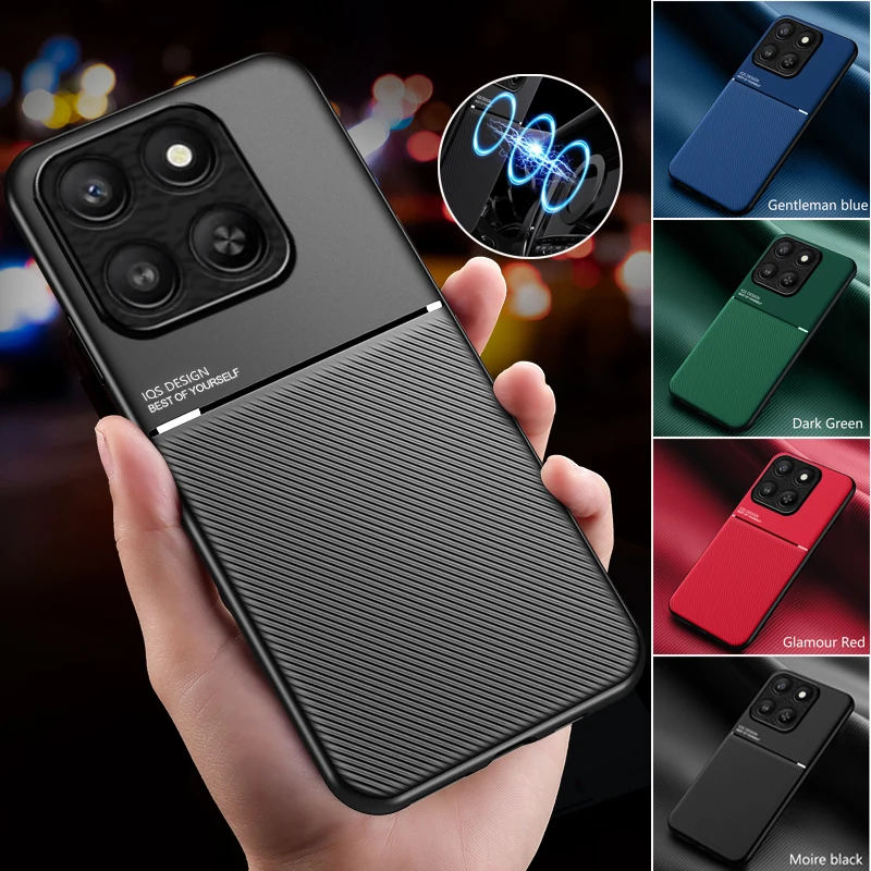 حافظة أصلية فاخرة مضادة للصدمات من EUCAGR لهاتف Honor 400 Smart X7D 4G 5G حافظة خلفية مغناطيسية لهاتف Honor X7D