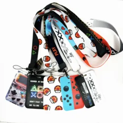Badge Holder ID Credit Card Pass Hang Rope Keychain Credential holder