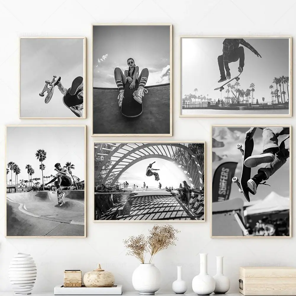 

Skateboard Lover Extreme Sports Poster Art Prints Canvas Painting for Living Room Wall Art Pictures Boy Room Decoration Cuadros