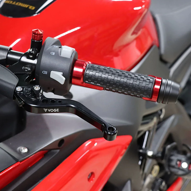 ل LONCIN VOGE 625 525 DSX 625DSX 525DSX DSX625 500R 650DS دراجة نارية الملحقات قابل للتعديل قصيرة دواسة فرامل العتلات #2