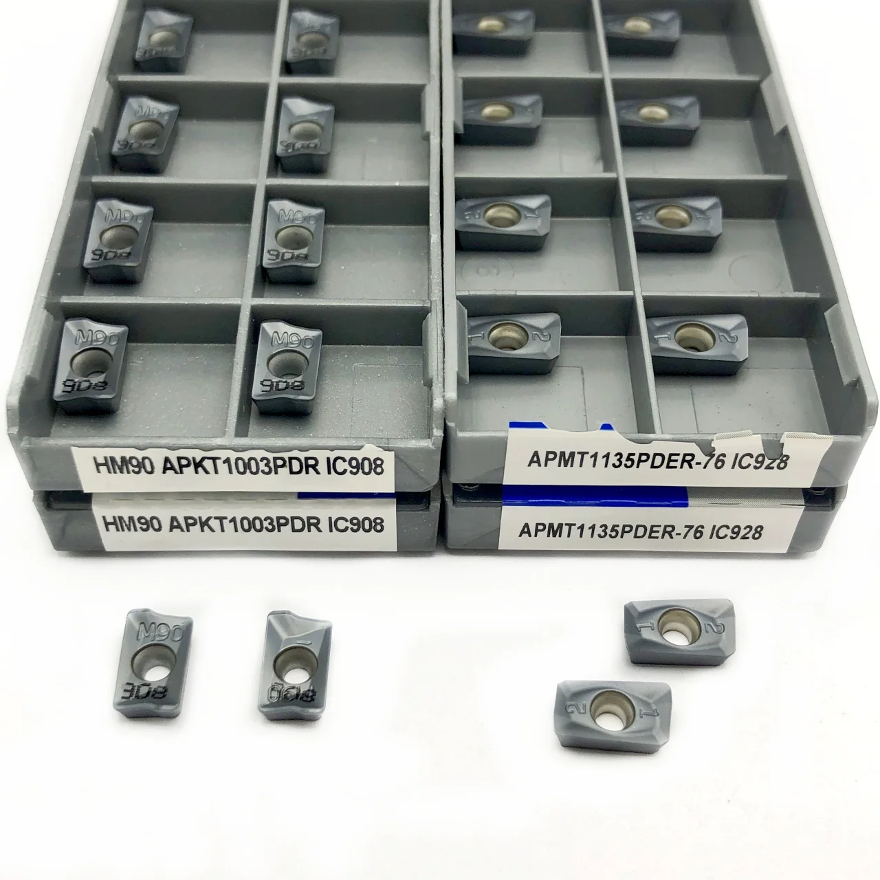 High quality HM90 APKT1003 APMT1135 IC908 IC928 Milling Turning Tool Carbide Inserts APKT 1003 APMT 1135 Face Lathe Cutting Tool