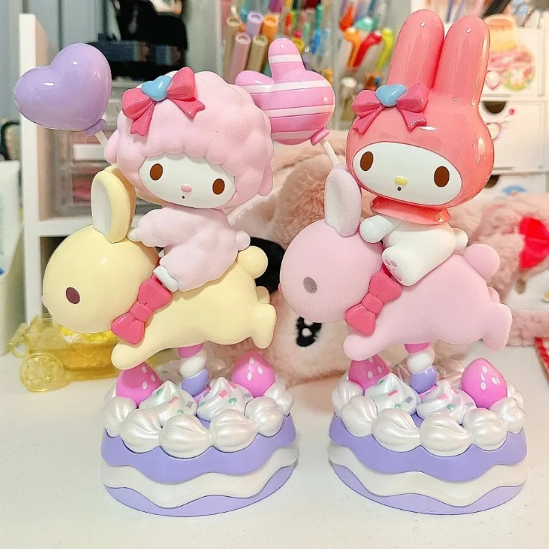 Miniso Sweet Party Series My Melody Sanrio Anime Figurki My Sweet Piano Mini Figurka Desktop Dispaly Model Niespodzianka Prezenty dla dzieci