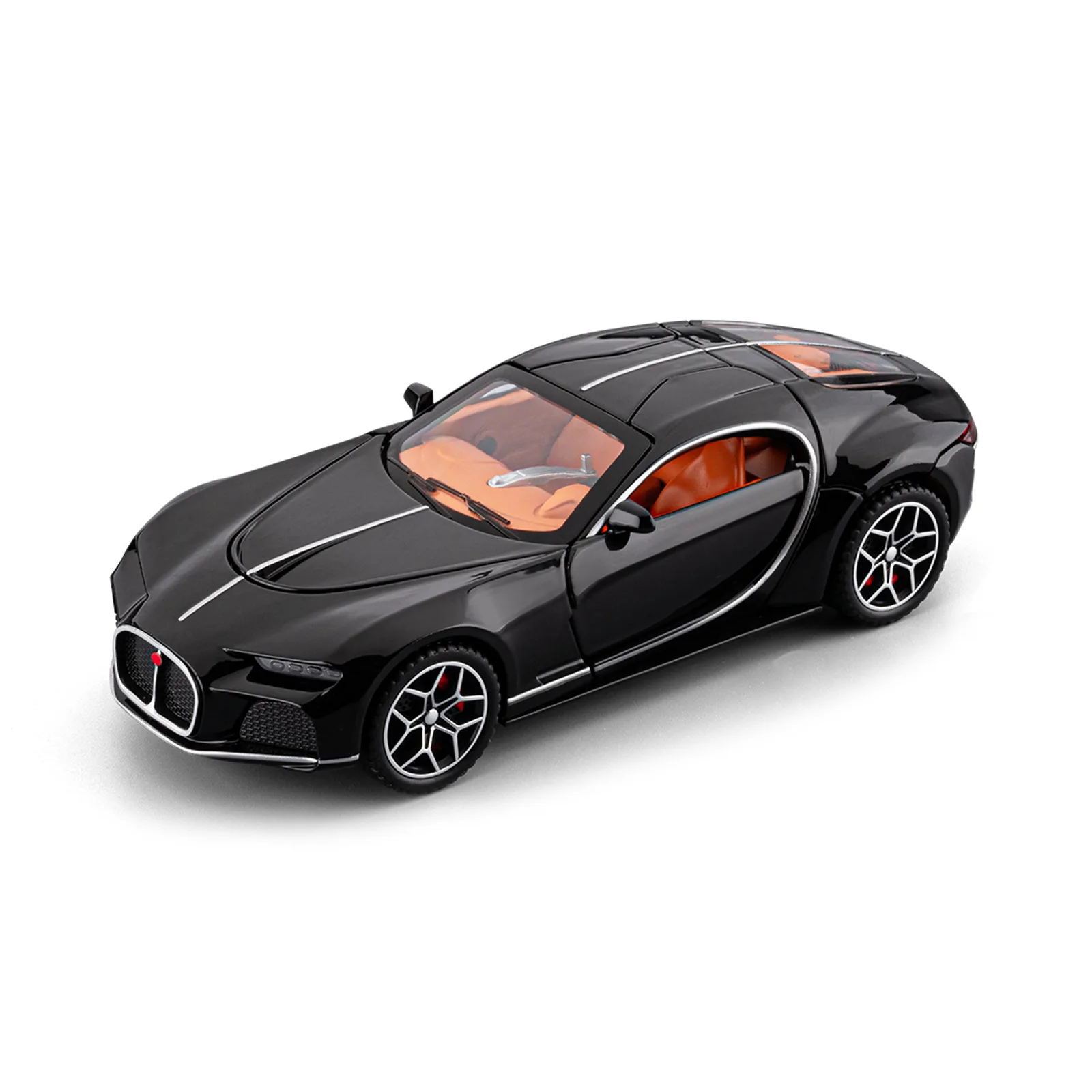 1:32 Bugatti Atlantic Sports car Simulation Diecast Metal Alloy Model car Sound Light Pull Back Collection Kids Toy Gifts