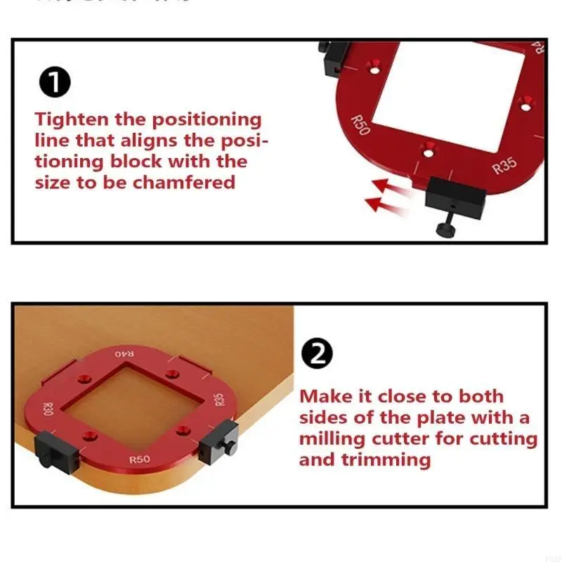 P82E Trimming Machine Cutting Fillet Template for Woodworking Electric Routers